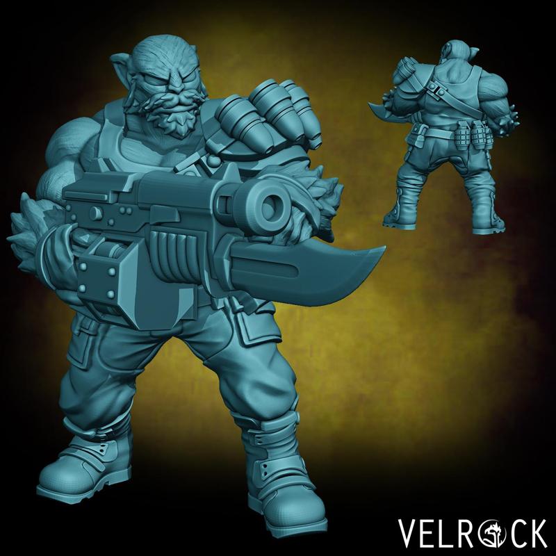 Tigryn with Flak Gun (PRESUPPORTED)
