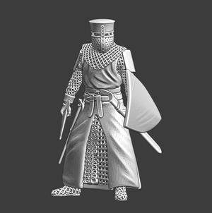 Medieval Hospitaller Knight - Ready for battle