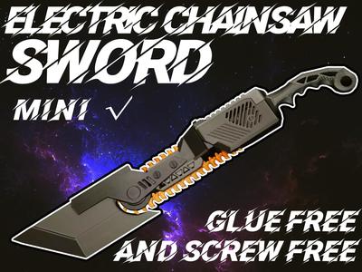 Chainsaw Sword（No screws or glue are needed.）