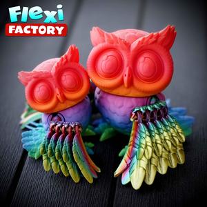 Public Release: Flexi Factory Owl with 3MF Included!