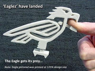 Eaglez... with Moving Beaks that BITE!  (No support required)