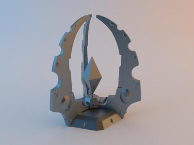 Eldar Warp Generator with hexagonal base