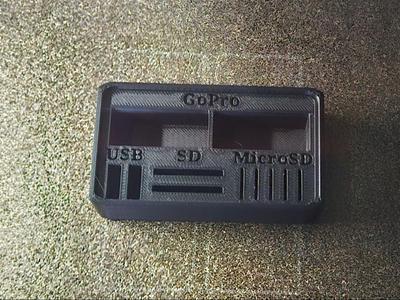 GoPro Battery and SDcard holder