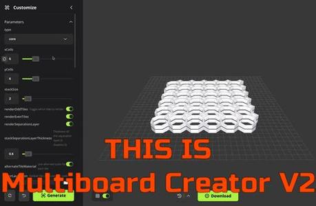 Multiboard Base Tile Stack Generator Parametric V2