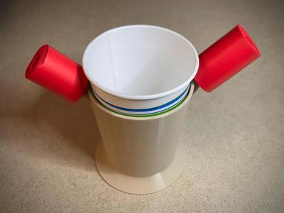 Cup Holder for Bilateral Hand Injuries (Simplified)   