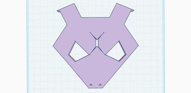 Mewtwo head and key chain