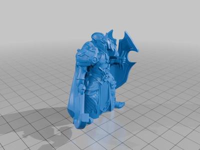 elf paladin with anchor