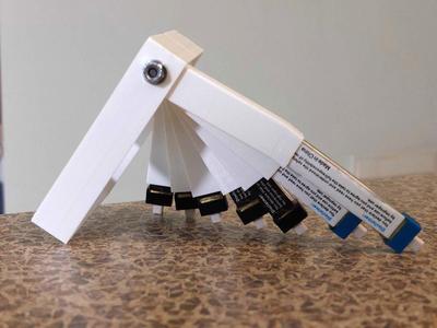 Tiny whoop battery holder
