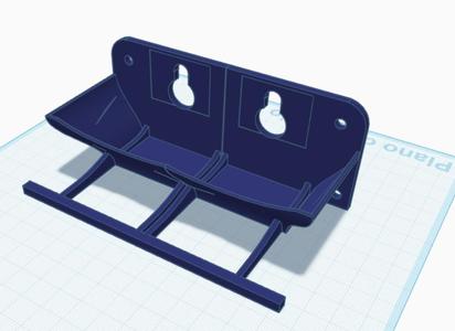 Double support hole, bird feeder