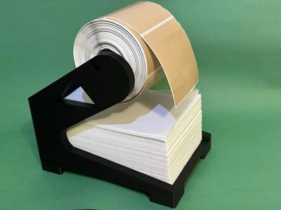 Label Holder for Thermal Printers - Works for Rolls and 4x6 Fan-Fold Labels