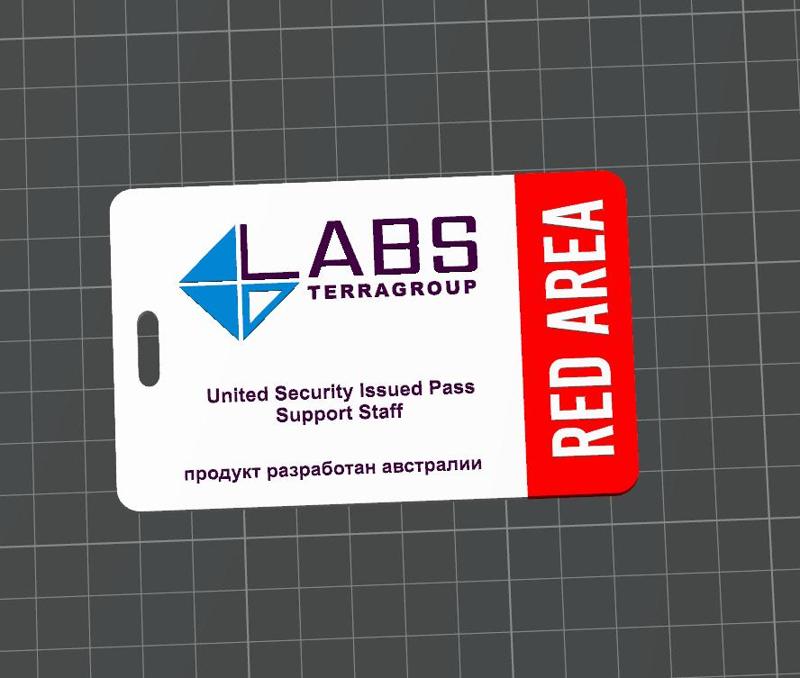 Labs red key card
