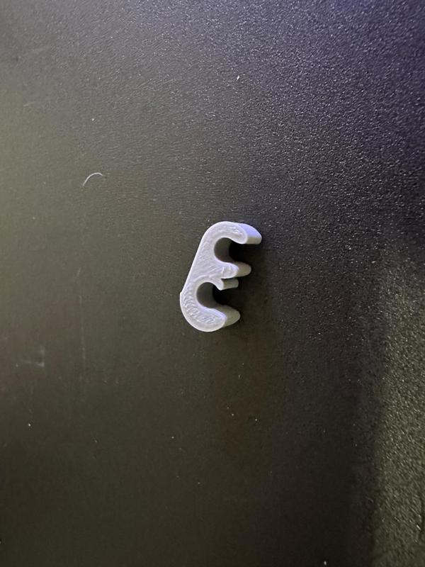 A1 cable and PTFE tube clip