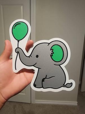 Balloon Elephant Wall Art