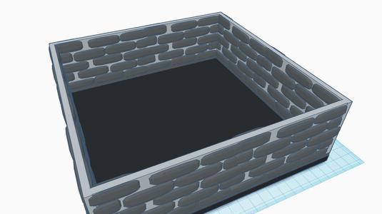 Realistic water bowl for snakes