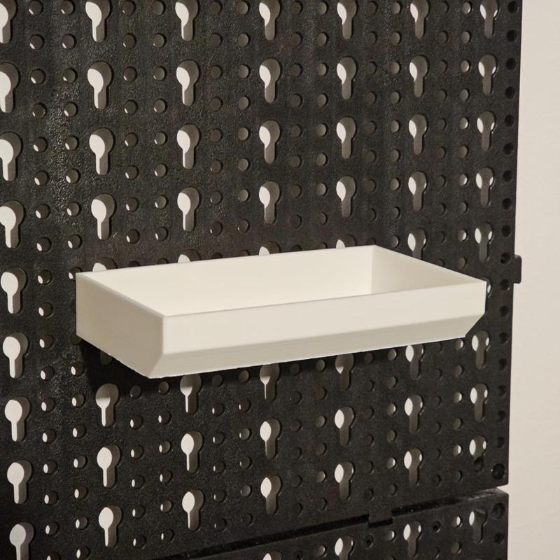 Wide Pegboard Tray