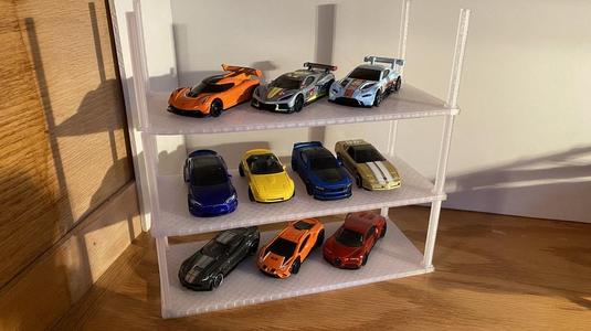 Stackable Hotwheels display stand