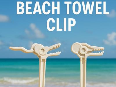 Beach Towel Clip - Crocodile