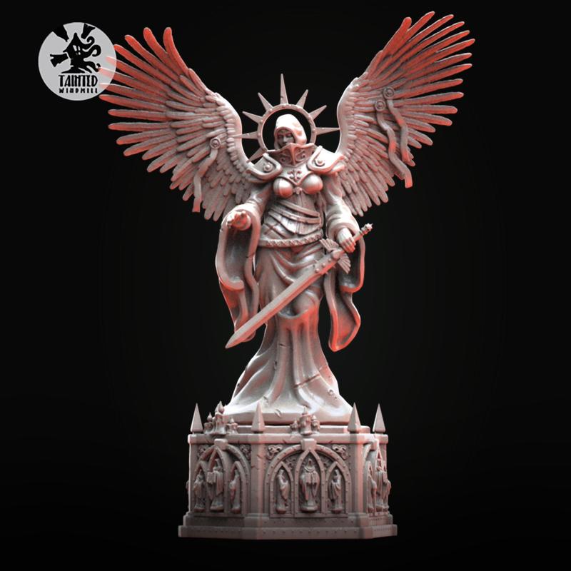 Saint Statue and Infected Saint Statue