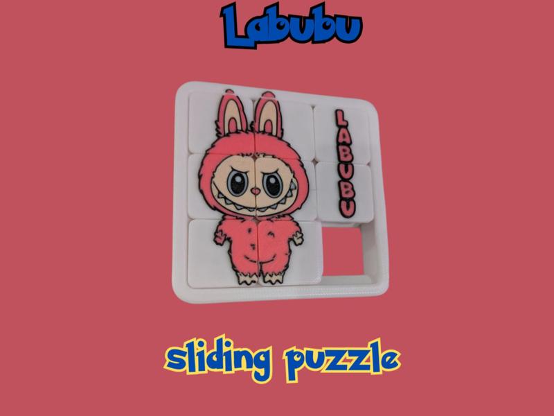 Labubu sliding puzzle