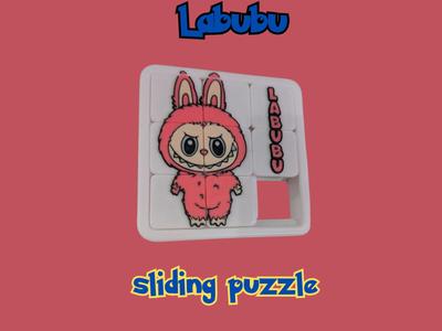 Labubu sliding puzzle