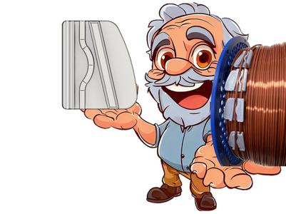 Grandpa's Favorite Spring Loaded Filament Clip