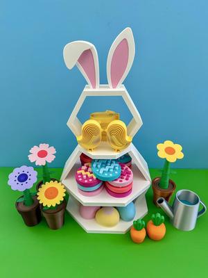 Easter Bunny 3-Tier Serving Stand
