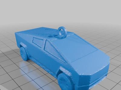 2 Cyber Truck (one with loop one without)