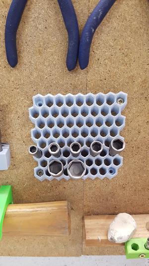 Small Honeycomb Hex Bit Holder