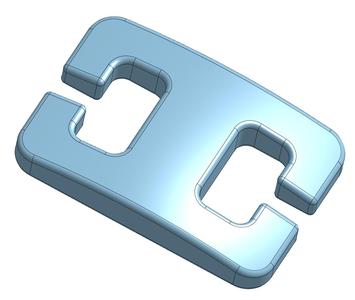Another version - Bag strap buckle (OnShape fully parametric)