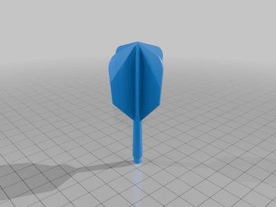 Dart flight and stem (k-flex)