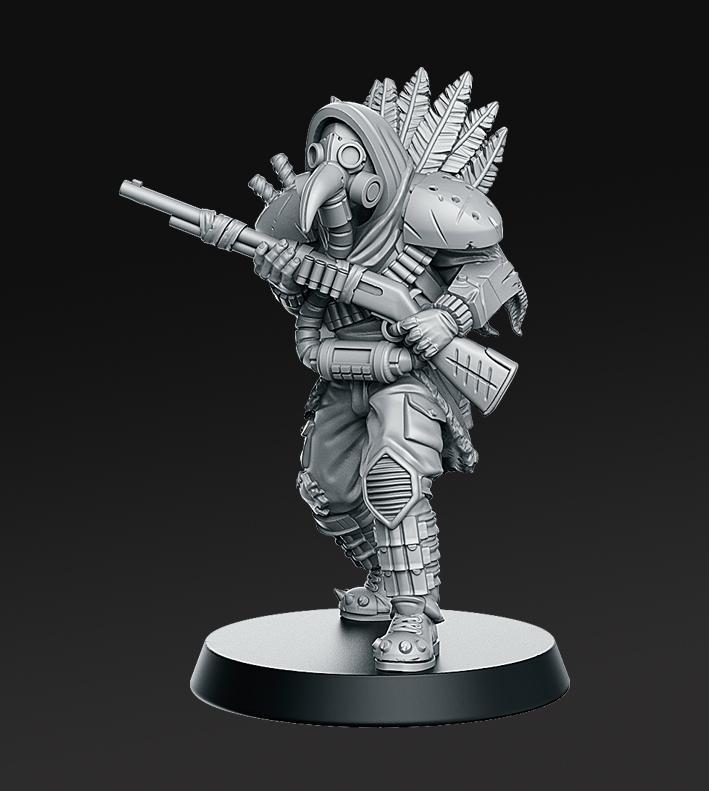 Croweye - From Wasteland - 32mm - DnD -