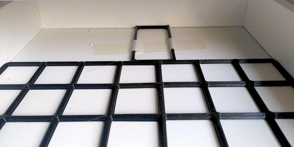 Gridfinity spacer for IKEA Alex