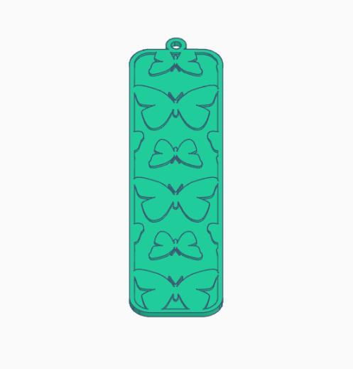 Butterfly Bookmark 6.stl