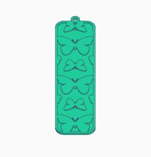 Butterfly Bookmark 6.stl