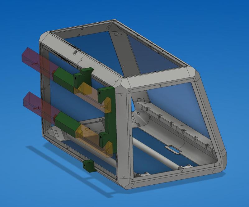(Parametric) Wall-offset French Cleats for (Un)Original Prusa Drybox