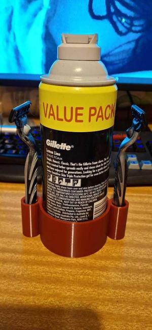 anti rust shaving can holder 