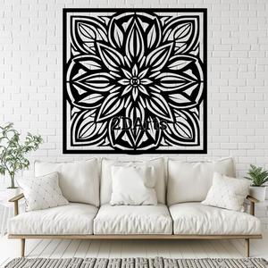 Mandala 2D Wall Art/Window Art - Digital STL & SVG File for 3D Printing or Laser Cutting