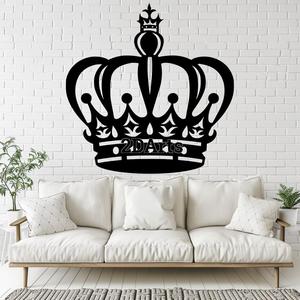 Crown 2D Wall Art/Window Art - Digital STL & SVG File for 3D Printing or Laser Cutting