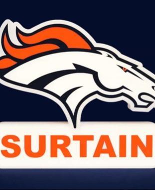 Denver Broncos Sign - LED Strip Compatible