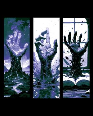 Creation and the hand of humanity - Set of Bookmarks