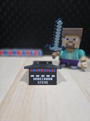 Minechunk Steve Multicolor Nameplates