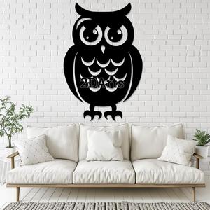 Cute Owl 2D Wall Art/Window Art