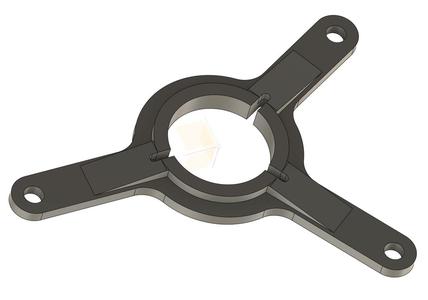 Speaker mounting bracket for Kenwood TM231/331/431/531 transceivers