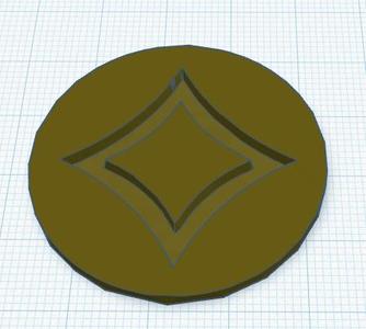 Wastes Colorless Mana Symbol Badge