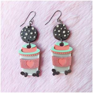 Coffee Earrings