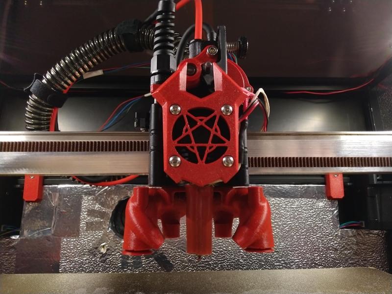 Inverted Pentagram 3010 Hotend Fan Cover
