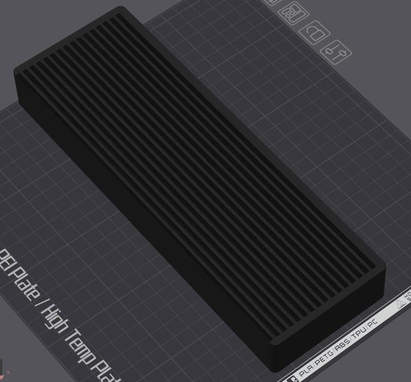 Gridfinity Sandpaper Holder