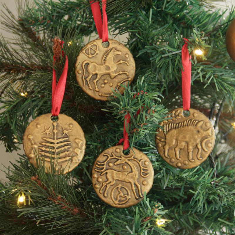 Christmas Ornaments - Celtic Iceni coins