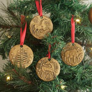 Christmas Ornaments - Celtic Iceni coins