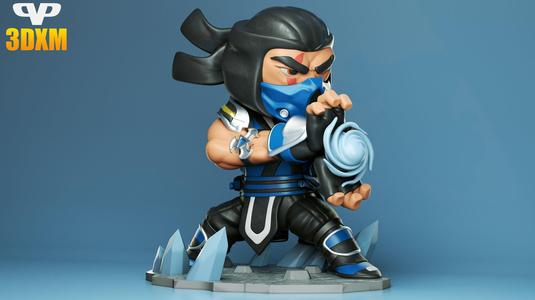 Sub-Zero Chibi for 3D Printing STL